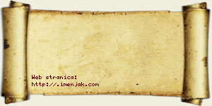 Jana Srejić vizit kartica